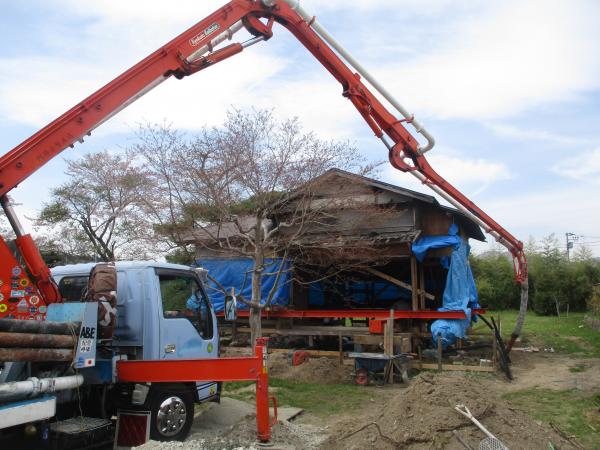 基礎工事の様子１
