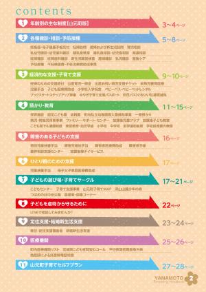 子育てハンドブック目次